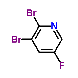 2,3-Dibromo-5-fluoropyridine Structure