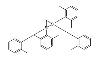 1,1,2,2-tetrakis(2,6-dimethylphenyl)disilirane Structure