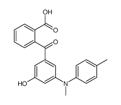 2-[3-(N,4-dimethylanilino)-5-hydroxybenzoyl]benzoic acid结构式