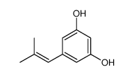 5-(2-methylprop-1-enyl)benzene-1,3-diol结构式