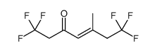 4-Hepten-3-one, 1,1,1,7,7,7-hexafluoro-5-methyl Structure