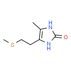 2H-Imidazol-2-one,1,3-dihydro-4-methyl-5-[2-(methylthio)ethyl]- structure