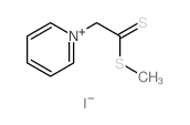 1-methylsulfanyl-2-pyridin-1-yl-ethanethione structure