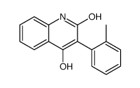 4-hydroxy-3-(2-methylphenyl)-1H-quinolin-2-one Structure