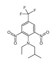 N-ethyl-N-(2-methylpropyl)-2,6-dinitro-4-(trifluoromethyl)aniline Structure