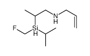 2-[fluoromethyl(propan-2-yl)silyl]-N-prop-2-enylpropan-1-amine结构式