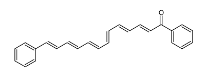 1,13-diphenyltrideca-2,4,6,8,10,12-hexaen-1-one Structure