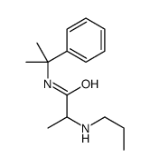 N-(2-phenylpropan-2-yl)-2-(propylamino)propanamide Structure