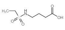 4-(ethylsulfonylamino)butanoic acid结构式