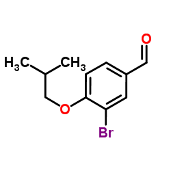 3-Bromo-4-isobutoxybenzaldehyde Structure