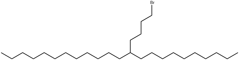 1-溴-5-癸基十七烷结构式