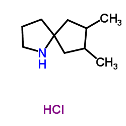 7,8-dimethyl-1-azaspiro[4.4]nonane hydrochloride structure