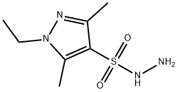 1-ethyl-3,5-dimethyl-1H-pyrazole-4-sulfonohydrazide Structure
