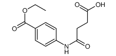 4-(4-ethoxycarbonylanilino)-4-oxobutanoic acid Structure