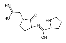 3-(N-prolylamine)-2-oxo-1-pyrrolidineacetamide Structure