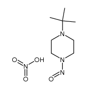 mononitrate salt of N-t-butyl-N'-nitrosopiperazine Structure