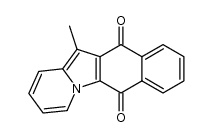 12-methyl-benzo[f]pyrido[1,2-a]indole-6,11-dione结构式