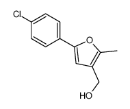 5-(4-CHLOROPHENYL)-3-HYDROXYMETHYL-2-METHYLFURAN Structure