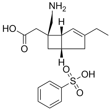 Mirogabalin besylate Structure