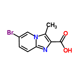 6-Bromo-3-methylimidazo[1,2-a]pyridine-2-carboxylic acid Structure