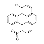 8-Hydroxy-1-nitrobenzo(e)pyrene结构式