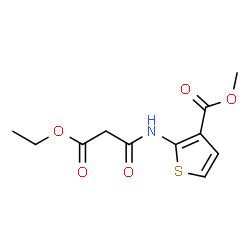 Methyl 2-(3-ethoxy-3-oxopropanamido)thiophene-3-carboxylate Structure