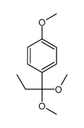 1-(1,1-dimethoxypropyl)-4-methoxybenzene结构式