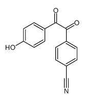 4-[2-(4-hydroxyphenyl)-2-oxoacetyl]benzonitrile结构式