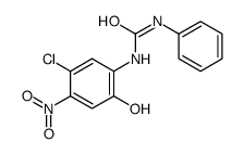 1-(5-chloro-2-hydroxy-4-nitrophenyl)-3-phenylurea Structure