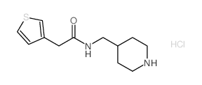 N-(4-哌啶基甲基)-3-噻吩乙酰胺盐酸盐图片