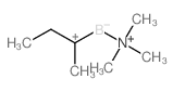 Boron,(N,N-dimethylmethanamine)dihydro(1-methylpropyl)-, (T-4)- Structure