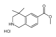 Methyl 4,4-dimethyl-1,2,3,4-tetrahydroisoquinoline-6-carboxylate hydrochloride picture