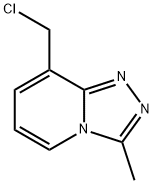 8-(chloromethyl)-3-methyl-[1,2,4]triazolo[4,3-a]pyridine Structure