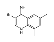 4-Amino-3-bromo-6,8-dimethylquinoline structure