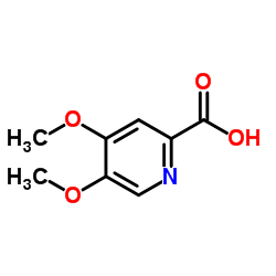 4,5-Dimethoxy-2-pyridinecarboxylic acid structure