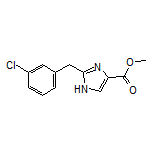 Methyl 2-(3-Chlorobenzyl)-1H-imidazole-4-carboxylate Structure
