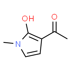 Ethanone, 1-(2-hydroxy-1-methyl-1H-pyrrol-3-yl)- (9CI) Structure