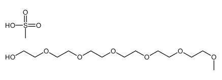 m-PEG6-Ms结构式