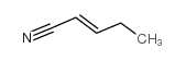 2-pentenenitrile Structure