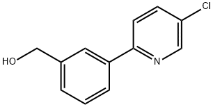 3-(5-氯吡啶-2-基)苯基]甲醇结构式