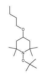 N-tert-butoxy-4-butoxy-2,2,6,6-tetramethylpiperidine Structure