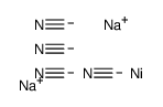 disodium tetracyanonickelate(2-) Structure