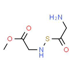 Glycine,N-glycylthio-,O-methyl ester (9CI)结构式