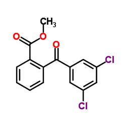 Methyl 2-(3,5-dichlorobenzoyl)benzoate结构式