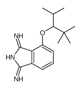 3-imino-7-(2,2,4-trimethylpentan-3-yloxy)isoindol-1-amine结构式