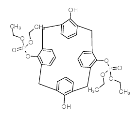 O,O-Bis(diethoxyphosphoryl)calix[4]arene, Structure