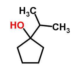 1-(丙-2-基)环戊烷-1-醇结构式