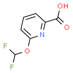 6-(difluoromethoxy)picolinic acid structure