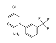 N-(3-(trifluoromethyl)phenyl)-N-(2-chloro-2-propenyl)thiourea结构式