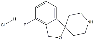 4-Fluoro-3H-spiro[2-benzofuran-1,4'-piperidine] hydrochloride结构式